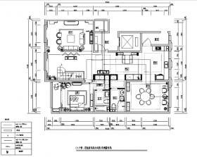 [内蒙古]新中式风格样板间设计施工图（附效果图）