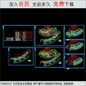 会所综合楼建筑图CAD