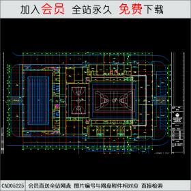 体育馆cad图纸