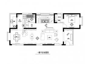 山西阳泉200平跃层公寓装修施工图+效果图