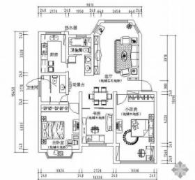 某三居家装施工图