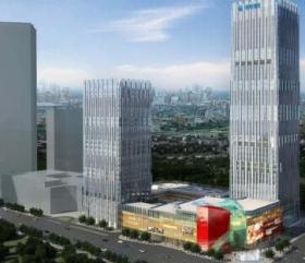 [广东]超高层双子塔商办综合体建筑设计方案文本（商业航...