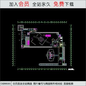 商业会所设计平立剖全CAD施工图