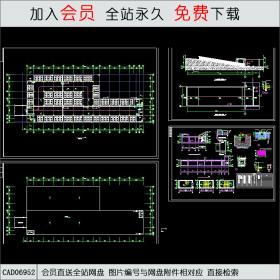 地下车库建筑设计图CAD