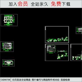 准提庵建筑施工图CAD