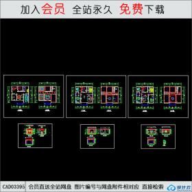 套房装修平面图CAD