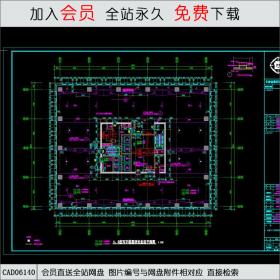 办公核心筒图纸CAD