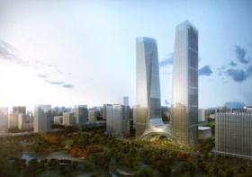 [郑州]超高层甲级办公楼及五星级酒店建筑设计方案文本