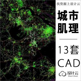 R032-城市肌理CAD合集参考素材