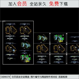 会馆建筑设计图CAD