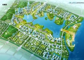 [江西]南昌九龙湖片区概念规划及重点地段城市设计方案文...