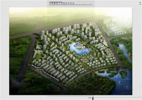 NO01111大型居住区小区规划方案文本项目设计