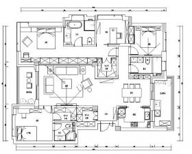 高级木质空间别墅设计施工图（附效果图）
