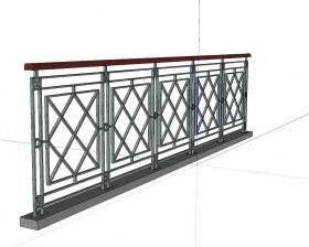 栏杆围栏SU模型 (68)
