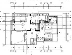 [陕西]意式风格样板间设计施工图（附效果图+材料表）