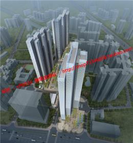 NO01238办公楼高层建筑方案设计文本jpg高清图介绍效果图