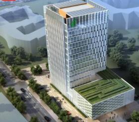 [江苏]城市新区邮政服务中心建筑设计方案文本