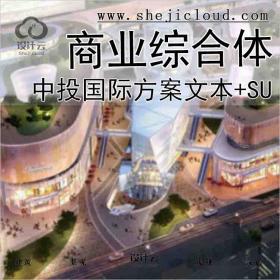 【1706】[安徽]中投国际商业综合体项目方案文本(含su模型)