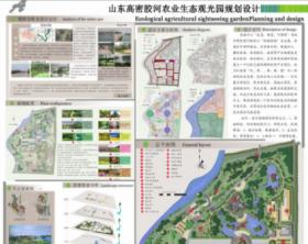 山东高密胶河农业生态观光园规划设计
