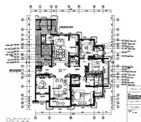 [石家庄]简约欧式样板房室内设计施工图（含实景图）
