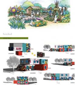 户外儿童乐园游乐场儿童公园景观规划设计CAD施工图概念...