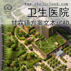 【9935】崚州·甘霖镇卫生医院方案文本+CAD