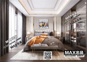 现代卧室3Dmax模型 (6)