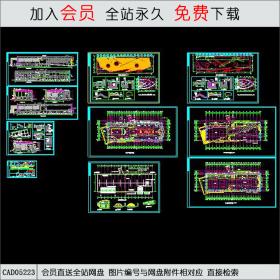 体育会所施工图CAD