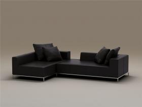 单个现代简约沙发3Dmax模型 (8)