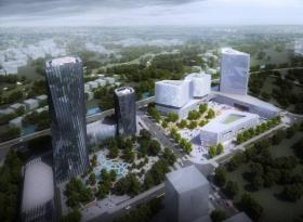 [广东]现代风格知名企业高层总部办公大楼建筑设计方案文...