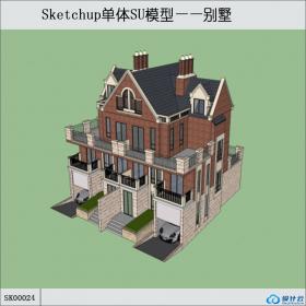SK00024英式su别墅模型设计