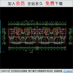 CAD03738 12层小高层住宅-建筑CAD