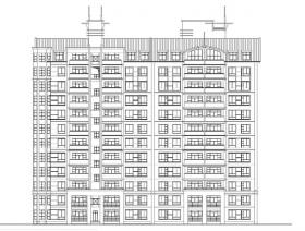 小高层一梯四户住宅楼建筑施工图及大样图