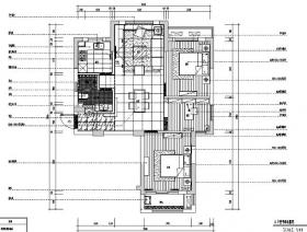 [浙江]丽景山三居室样板房设计施工图（附效果图）