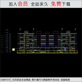 3-3办公剖面CAD