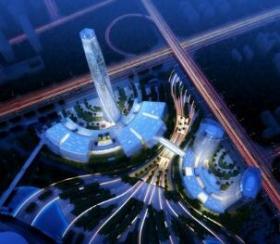 [武汉]超高层现代化流畅动感型城市综合体及单体建筑设计...