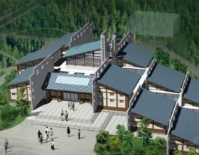 [湖南]某县博物馆建筑方案文本（方案四）