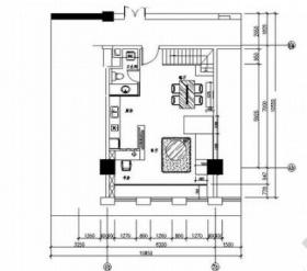 60㎡loft样板房室内装修图