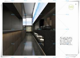 TU01141外婆家时尚餐厅上海店CAD施工图+效果图+机电图