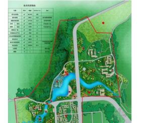 城市入口处公共绿地景观规划平面