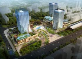 [重庆]高层现代风格玻璃立面城市综合体建筑设计方案文本