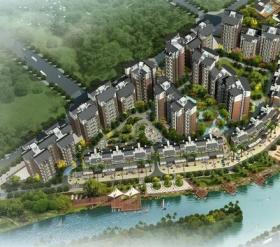 [四川]现代风格住宅区规划及单体设计方案文本（含cad）