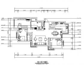[山东]波普风格复式楼设计CAD施工图（含效果图）