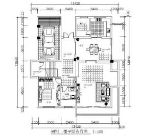 某双层别墅装修施工图