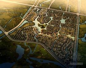 [上海]中式风格生态住宅区规划及单体设计方案文本（附图