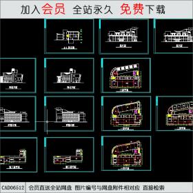 很现代的会所施工图CAD