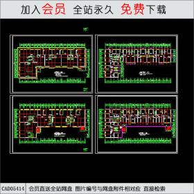 CAD05414前进村农民集资楼平面图.dwgCAD