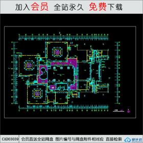 文化娱乐中心平面图.CAD