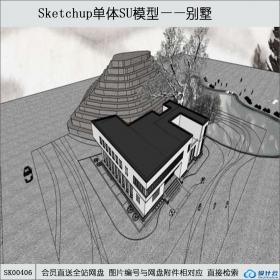SK00406中式别墅su模型