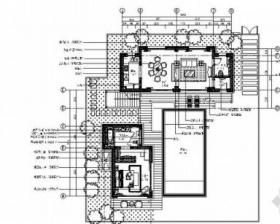 [海南]某度假区别墅C户型室内装修图